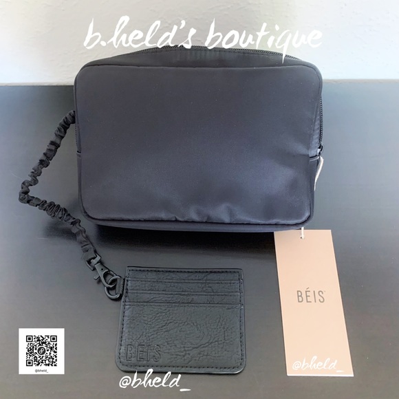 BÉIS The Belt Bag in Black Neutral Brand New NWT - Picture 9 of 16